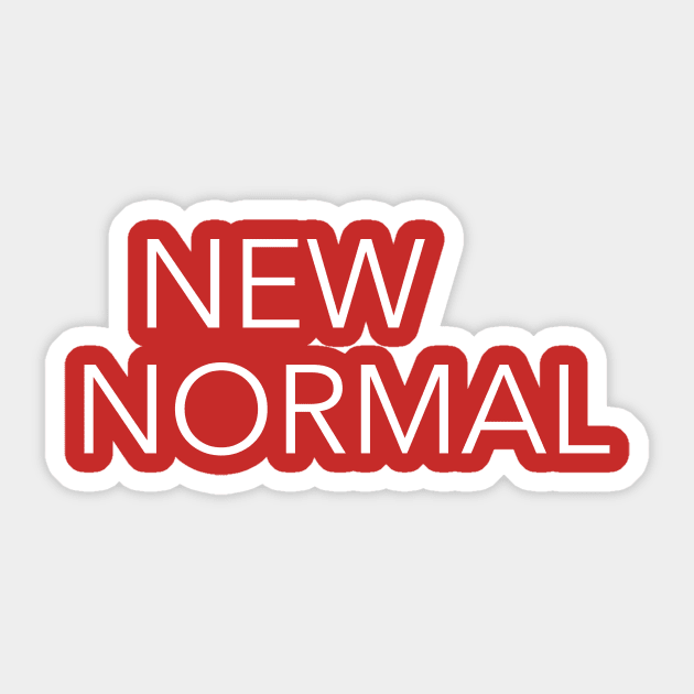 new normal Sticker by Eugene and Jonnie Tee's